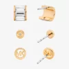 3-Piece Cubic Zirconia Stud Earrings Gift Set