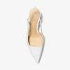 Alora Snake Embossed Leather Slingback Pump
