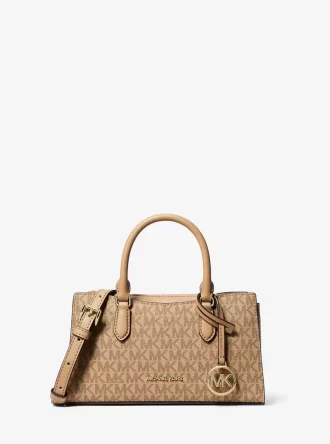 Arden Small Signature Logo Messenger Bag