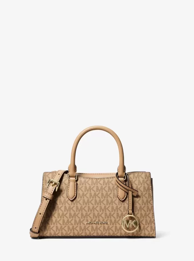 Arden Small Signature Logo Messenger Bag