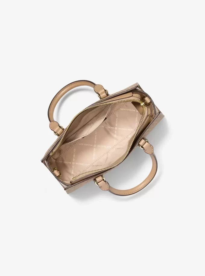 Arden Small Signature Logo Messenger Bag