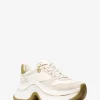 Arla Leather and Suede Trainer