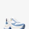 Arla Leather and Suede Trainer