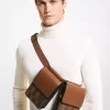 ASHYA X MICHAEL KORS Saga Signature And Leather Multi Bag