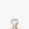 Bianca Embellished Metallic Leather Sandal
