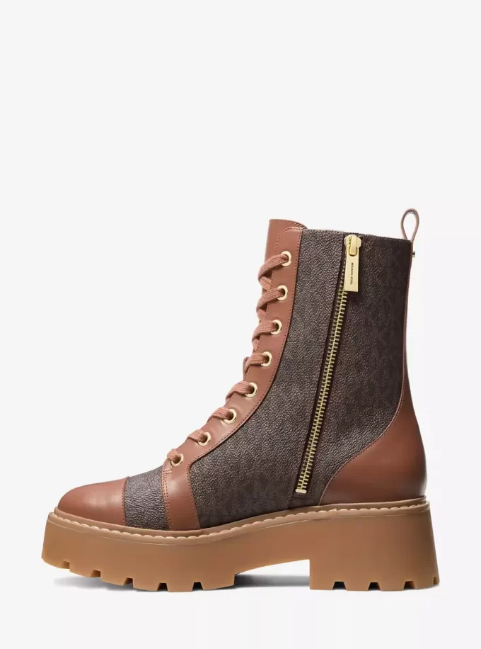Blake Signature Logo and Leather Boot
