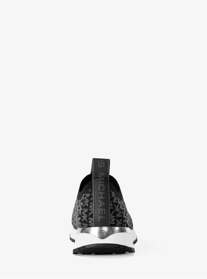 Bodie Metallic Logo Knit Slip-On Sneaker