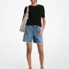 Boyfriend Denim Shorts
