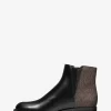 Britt Signature Logo Trim Ankle Boot