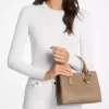 Camille Small Signature Logo Satchel
