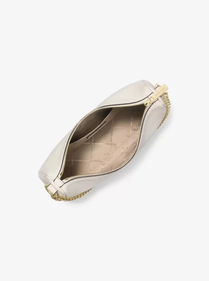 Carmela Medium Pebbled Leather Convertible Crossbody Bag