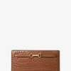 Carson Large Crocodile Embossed Wallet