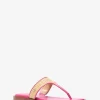 Carson Straw T-Strap Sandal