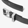 Chain Link Leather Belt