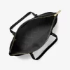 Charlotte Large Saffiano Leather Top-Zip Tote Bag