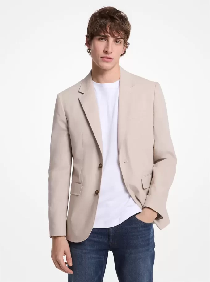 Cotton Poplin Blazer