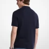 Cotton Zip-Up Polo Shirt