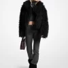 Cropped Faux Fur Jacket