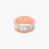 Cubic Zirconia Double Layered Ring