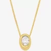 Cubic Zirconia Pendant Necklace
