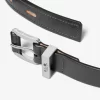 Cutout Leather Blend Belt