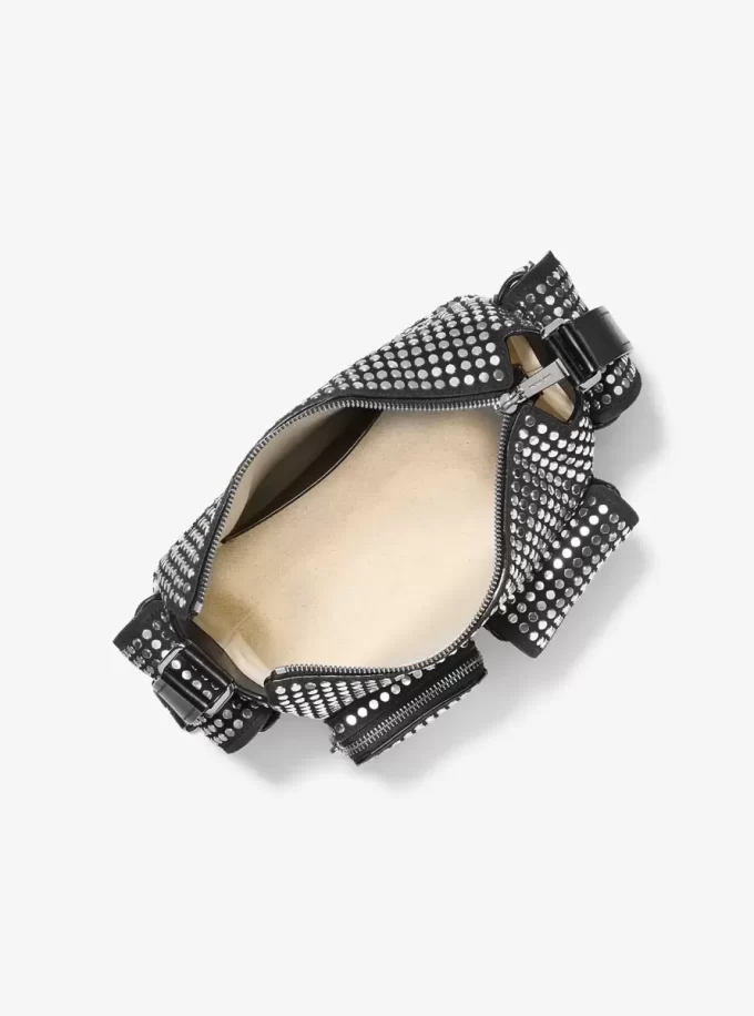 Dakota Medium Studded Suede Shoulder Bag Dakota Medium Studded Suede Shoulder Bag