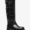 Darrington Crackled Leather Boot