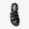 Darrington Crackled Leather Sandal