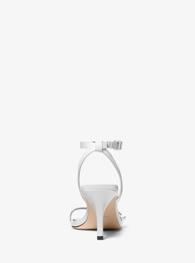 Darrington Crackled Leather Sandal