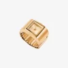 Darrington Gold-Tone Ring Watch