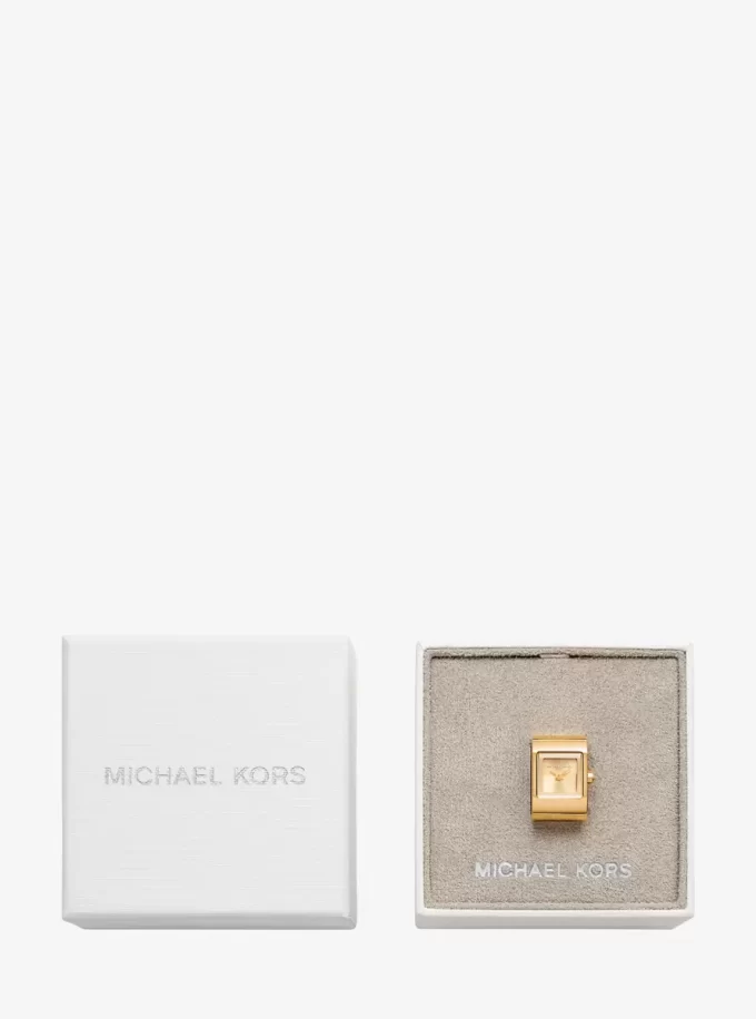 Darrington Gold-Tone Ring Watch