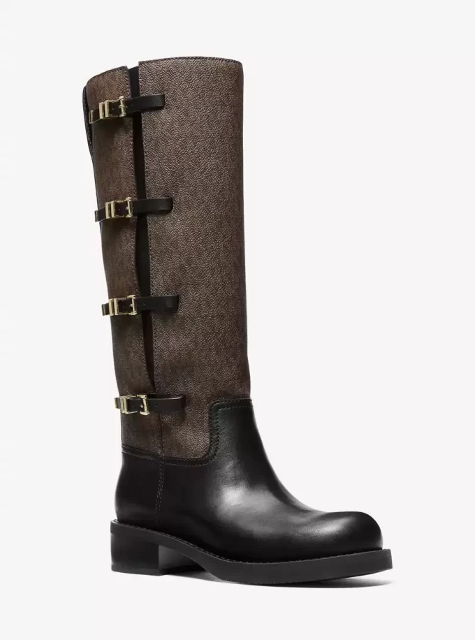 Darrington Signature Logo and Leather Boot Darrington Signature Logo and Leather Boot