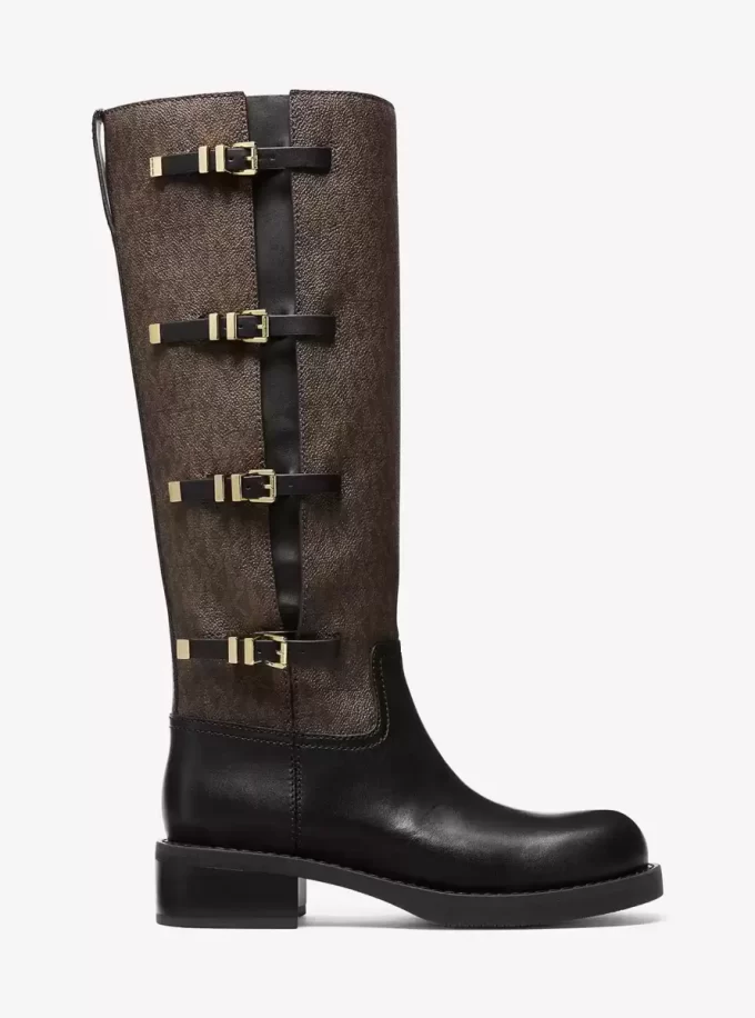 Darrington Signature Logo and Leather Boot Darrington Signature Logo and Leather Boot