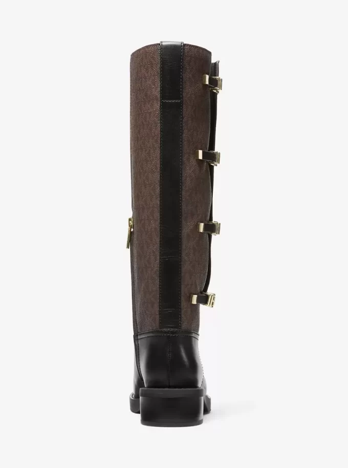 Darrington Signature Logo and Leather Boot Darrington Signature Logo and Leather Boot