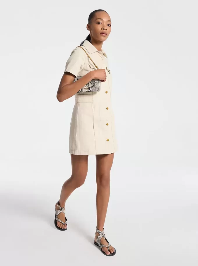 Denim Mini Dress Denim Mini Dress