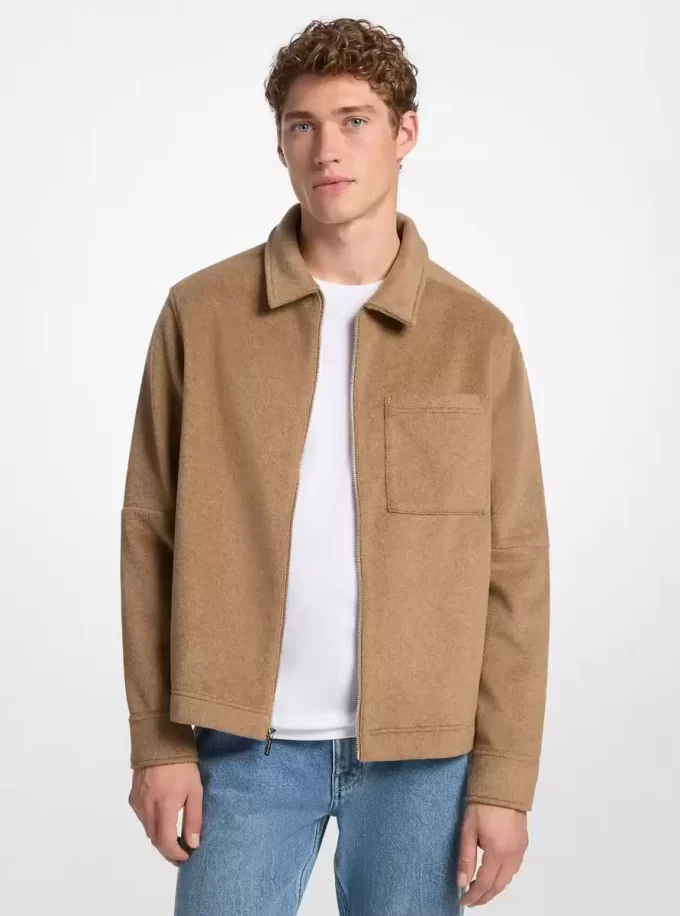 Double-Knit Flannel Jacket