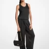 Drapey Satin Wide Leg Pants