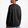 Embellished Logo Cotton Blend Sweatshirt Embellished Logo Cotton Blend Sweatshirt