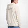 Embossed Logo Cotton Blend Hoodie