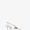 Emma Metallic Leather Slingback Pump