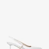 Emma Metallic Leather Slingback Pump