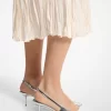 Emma Metallic Leather Slingback Pump