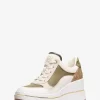 Emmy Mixed-Media Wedge Trainer
