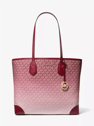Eva Large Ombré Signature Logo Tote Bag Eva Large Ombré Signature Logo Tote Bag