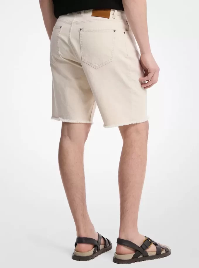 Frayed Denim Shorts