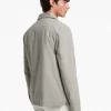 Garment-Dyed Stretch Cotton Poplin Shirt Jacket
