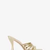Haisley Metallic Leather Sandal