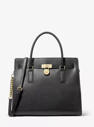 Hamilton Moderne Large Leather Satchel