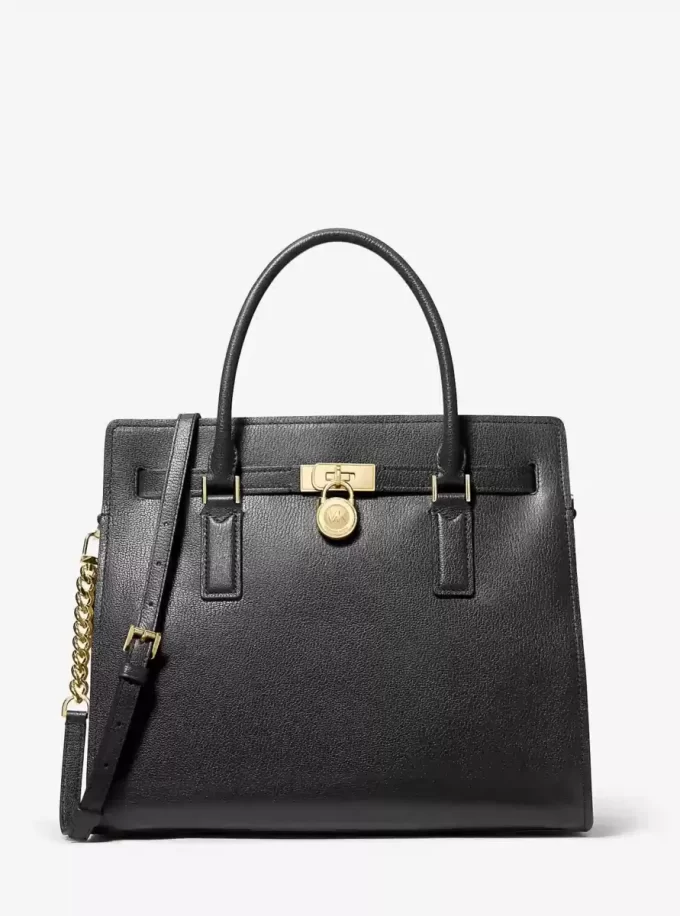 Hamilton Moderne Large Leather Satchel