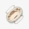 Hamilton Moderne Small Faux Shearling Satchel